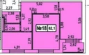 Купить двухкомнатную квартиру от застройщика в ЖК Терра, ID 270322