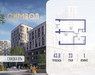 Планировка однокомнатной(квартира) площадью 43.9 квадратных метров в “ЖК Символ”