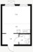 Планировка студии(квартира) площадью 27.2 квадратных метров в “ЖК Сигнальный 16”