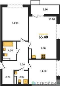 Планировка квартиры, ID 473865