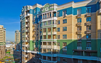 Верхние этажи в ЖК "Две столицы"