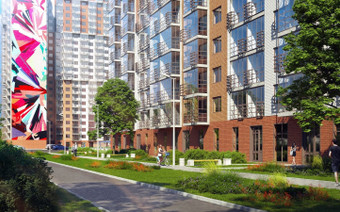 прогулочные зоны ЖК Позитив