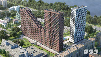 Планировка трехкомнатной(квартира) площадью 85 квадратных метров в ЖК “ЖК Ленинградка 58”