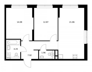 Планировка квартиры, ID 61524