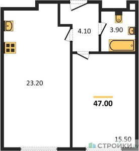Планировка квартиры, ID 127241
