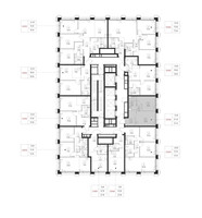 Планировка однокомнатной(квартира) площадью 34.4 квадратных метров в “ЖК SET (Сет)”