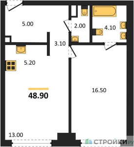 Планировка квартиры, ID 546210