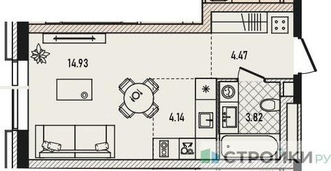 Планировка квартиры, ID 463761