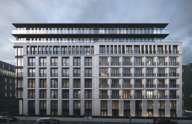 Планировка двухкомнатной(квартира) площадью 78.7 квадратных метров в ЖК “ЖК Turgenev (Тургенев)”