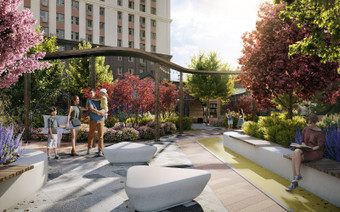 фото территории ЖК Балтийский