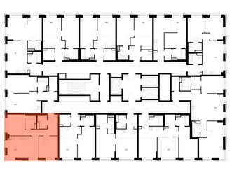 Планировка двухкомнатной(квартира) площадью 50.9 квадратных метров в ЖК “ЖК 2-й Иртышский”