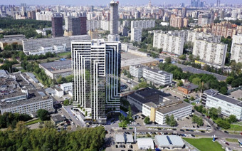 Апарт-комплекс "AIST RESIDENCE" с высоты птичьего полета