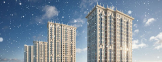 Планировка 4+ комнатной(квартира) площадью 127.5 квадратных метров в “ЖК Театральный квартал”