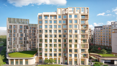 Планировка трехкомнатной(квартира) площадью 90.39 квадратных метров в ЖК “СберСити в Рублево-Архангельском”