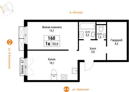 Планировка квартиры, ID 190990