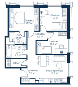 Планировка квартиры, ID 220670