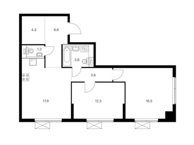 Планировка квартиры, ID 69686