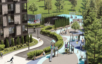 территория жк Суханово Spa Deluxe