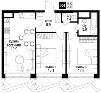 Планировка квартиры, ID 190255