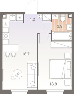 Планировка квартиры, ID 412048