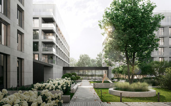 Озеленение в ЖК "FORIVER Residence"