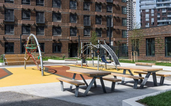Лаунж зона в ЖК "Holland Park"