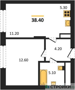 Планировка квартиры, ID 528600