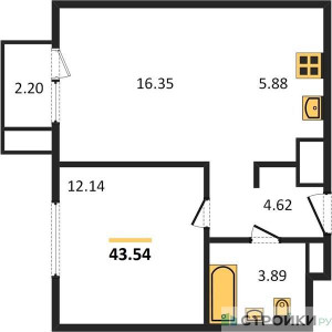 Планировка квартиры, ID 294588