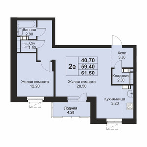 Планировка апартаментов, ID 538613