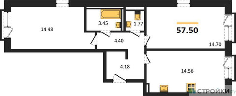 Планировка квартиры, ID 449734