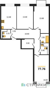Планировка квартиры, ID 321350