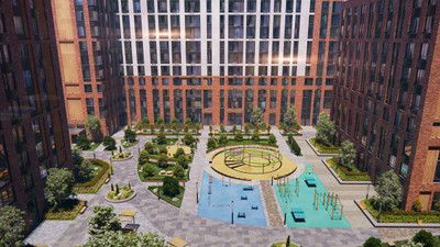 Планировка однокомнатной(квартира) площадью 37 квадратных метров в ЖК “ЖК Вереск”