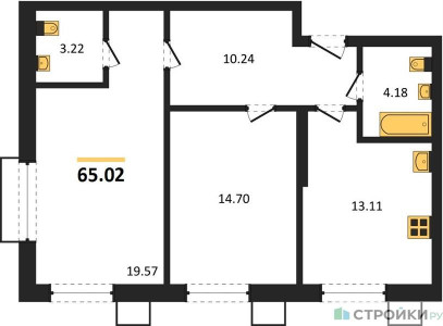 Планировка квартиры, ID 531189