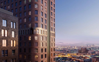 Вид из окон “Левел Нижегородская”