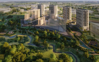 ЖК “Вязёмы Парк” с высоты птичьего полета