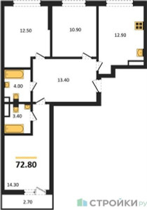 Планировка квартиры, ID 473997