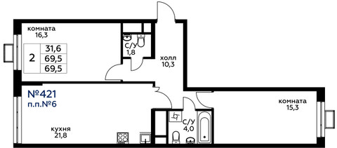 Планировка квартиры, ID 236118