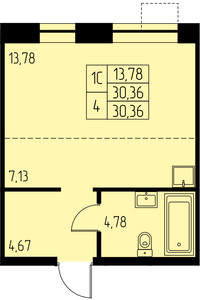 Планировка квартиры, ID 553757