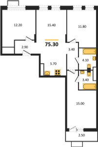 Планировка квартиры, ID 134260