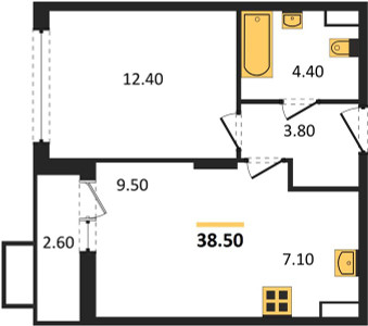 Планировка квартиры, ID 144003