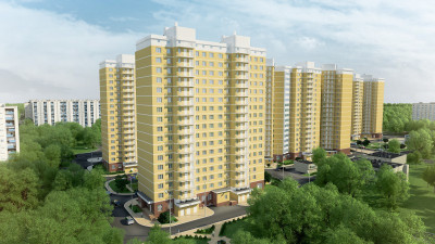 Планировка однокомнатной(квартира) площадью 40 квадратных метров в ЖК “ЖК Высокий берег (Ногинск)”