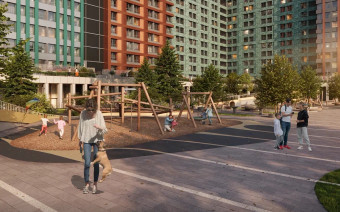 Детская площадка в Инджой