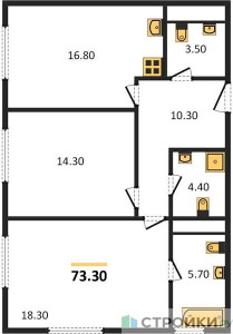 Планировка квартиры, ID 153471