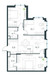 Планировка квартиры 4+ комнат (Квартиры)83.6