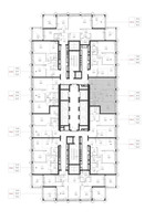 Планировка двухкомнатной(квартира) площадью 55.7 квадратных метров в “ЖК SET (Сет)”