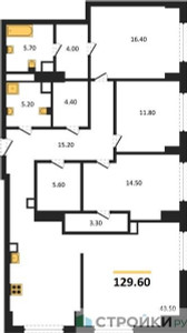 Планировка квартиры, ID 533061