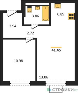 Планировка квартиры, ID 456257