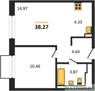 Планировка квартиры, ID 208700