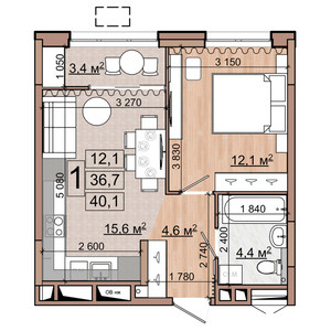 Планировка квартиры, ID 498706