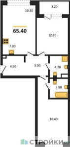 Планировка квартиры, ID 516621